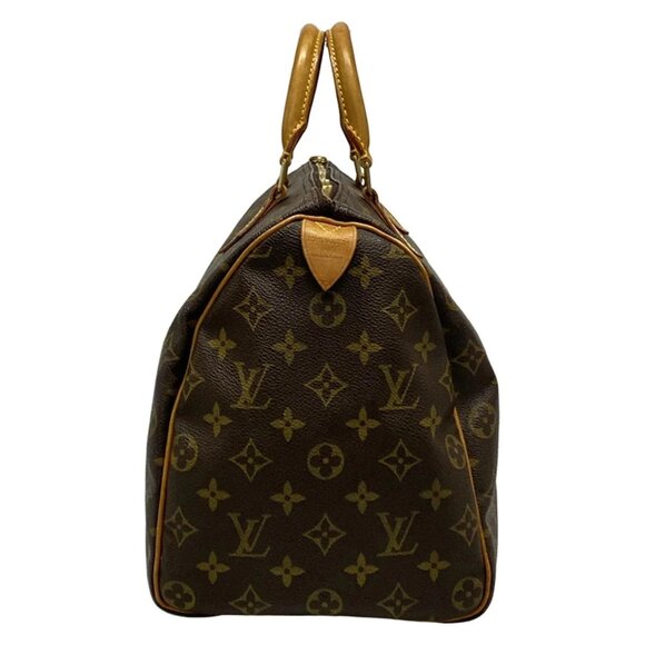 Authentic LOUIS VUITTON Speedy 35 Monogram Hand Bag bran848-110825 - Picture 3 of 12